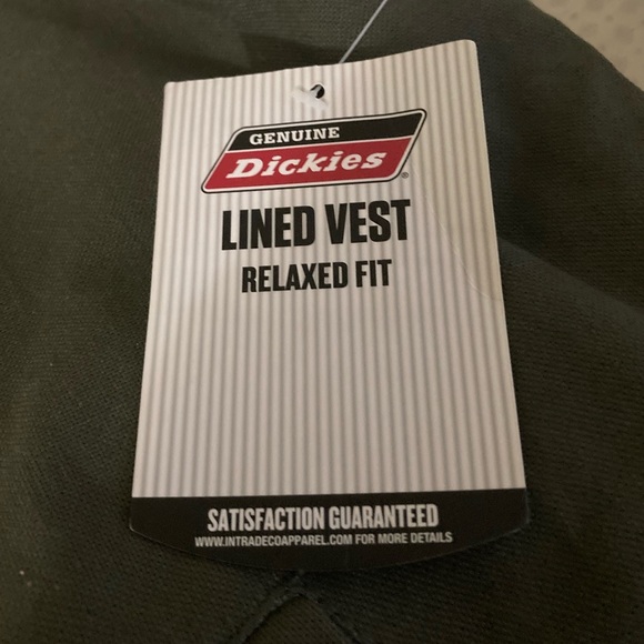 Dickies Men’s 3XL (54-56) Canvas Sherpa Lined Work Utility Vest - Picture 9 of 14